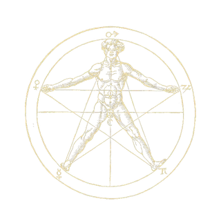 Čovjek upisan u pentagram, Agrippa, 1533.